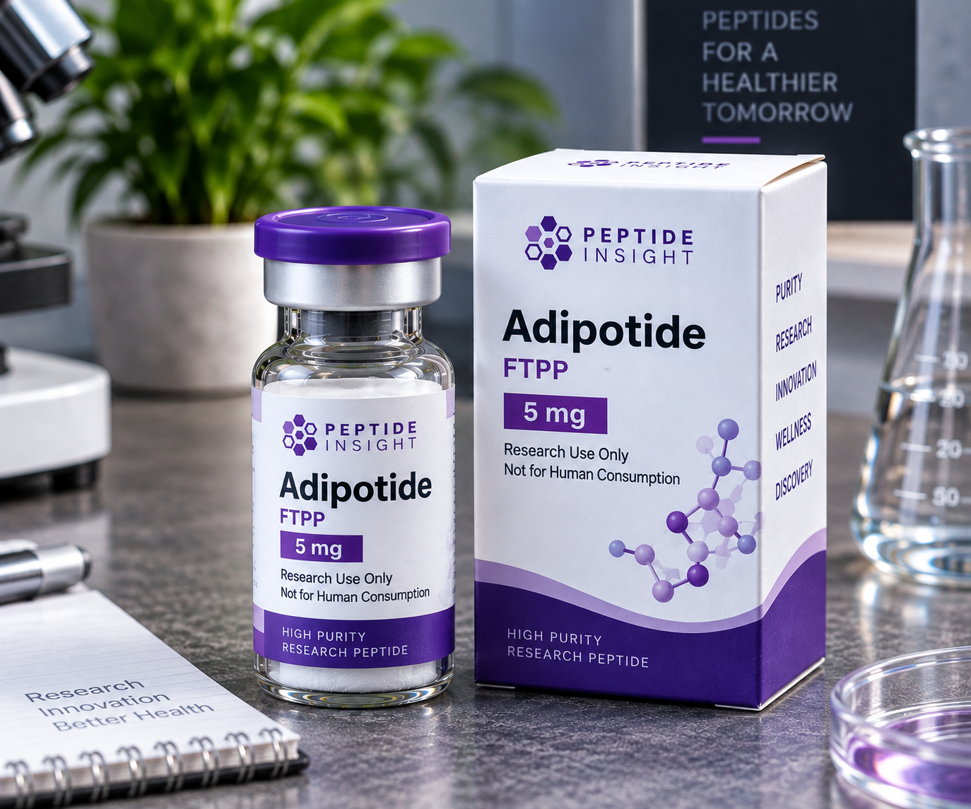 Adipotide – Peptide Insight Adipotide peptide product illustration