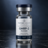 GHRP-2 Acetate peptide vial with Peptide Insight branding on a dark background