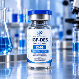 IGF-DES research peptide vial by Peptide Insight