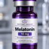 Melatonin 10mg research bottle by Peptide Insight