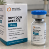 Oxytocin Acetate 10mg vial with blue cap and matching Peptide Sciences packaging