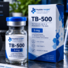 TB-500 product vial with labelled strength