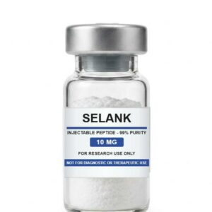 Selank peptide research vial for laboratory studies